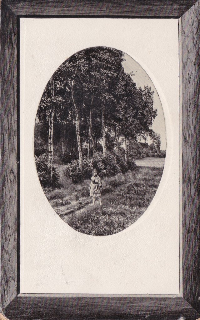 670 Drukkerije Unicum Maassluis zeer oude ansichtkaart, Verzamelen, Verzenden, Voor 1920, Gelopen, Zuid-Holland