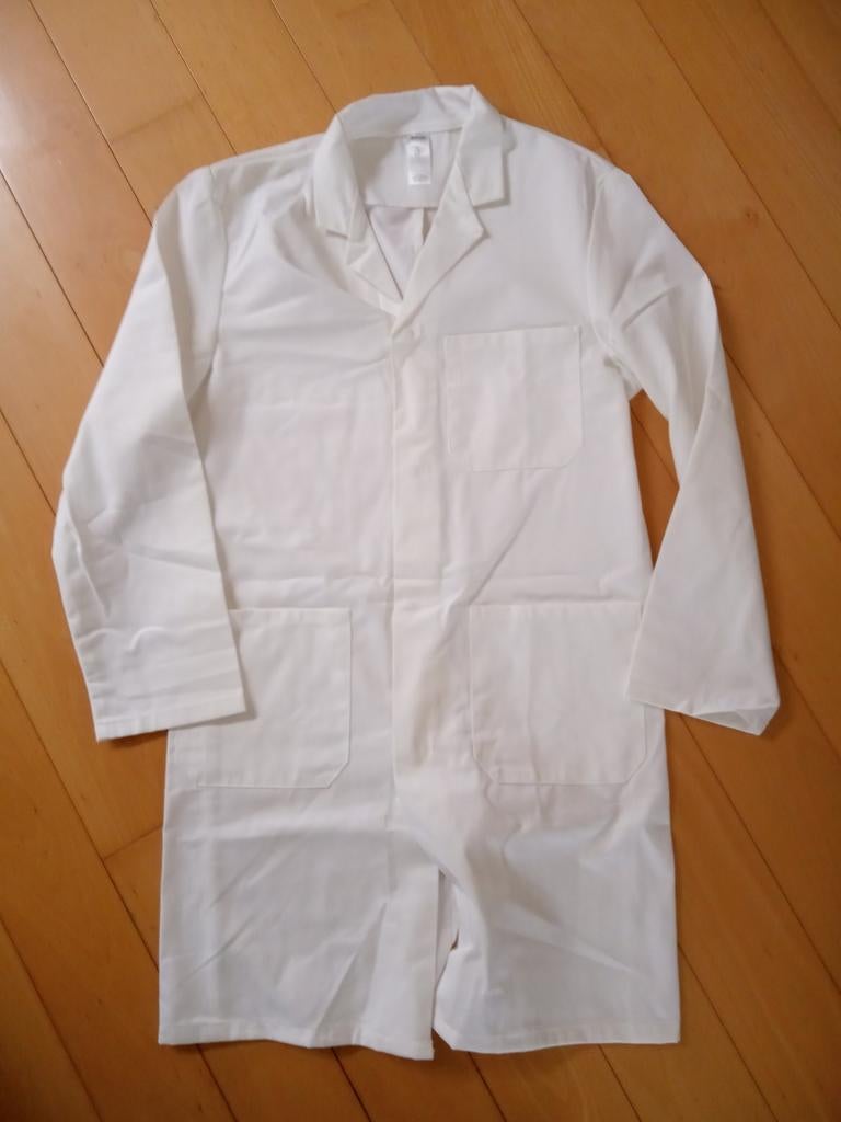 Labjas polyester/katoen wit S, Ophalen of Verzenden, Nieuw