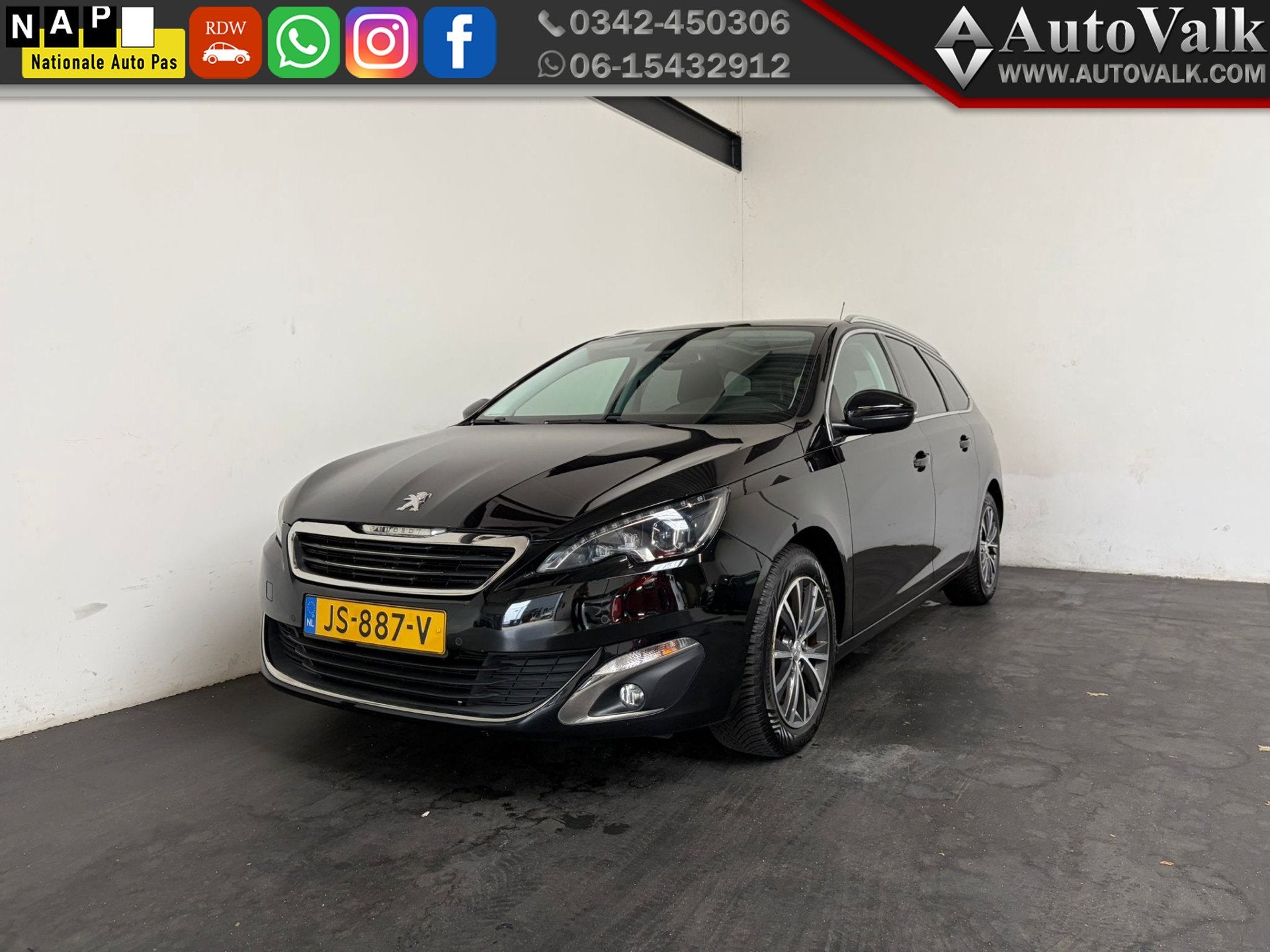 Peugeot 308 SW 1.2 PureTech Blue Lease Premium (bj 2016), Auto's, Voorwielaandrijving, Euro 6, 1199 cc, 1165 kg