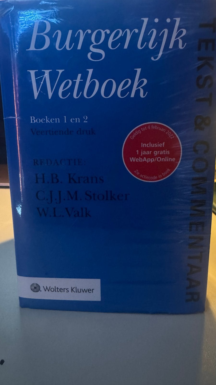Nieuw Burgerlijk Wetboek Tekst & Commentaar - Boek (1-10), Ophalen of Verzenden, Alpha, Nieuw, WO