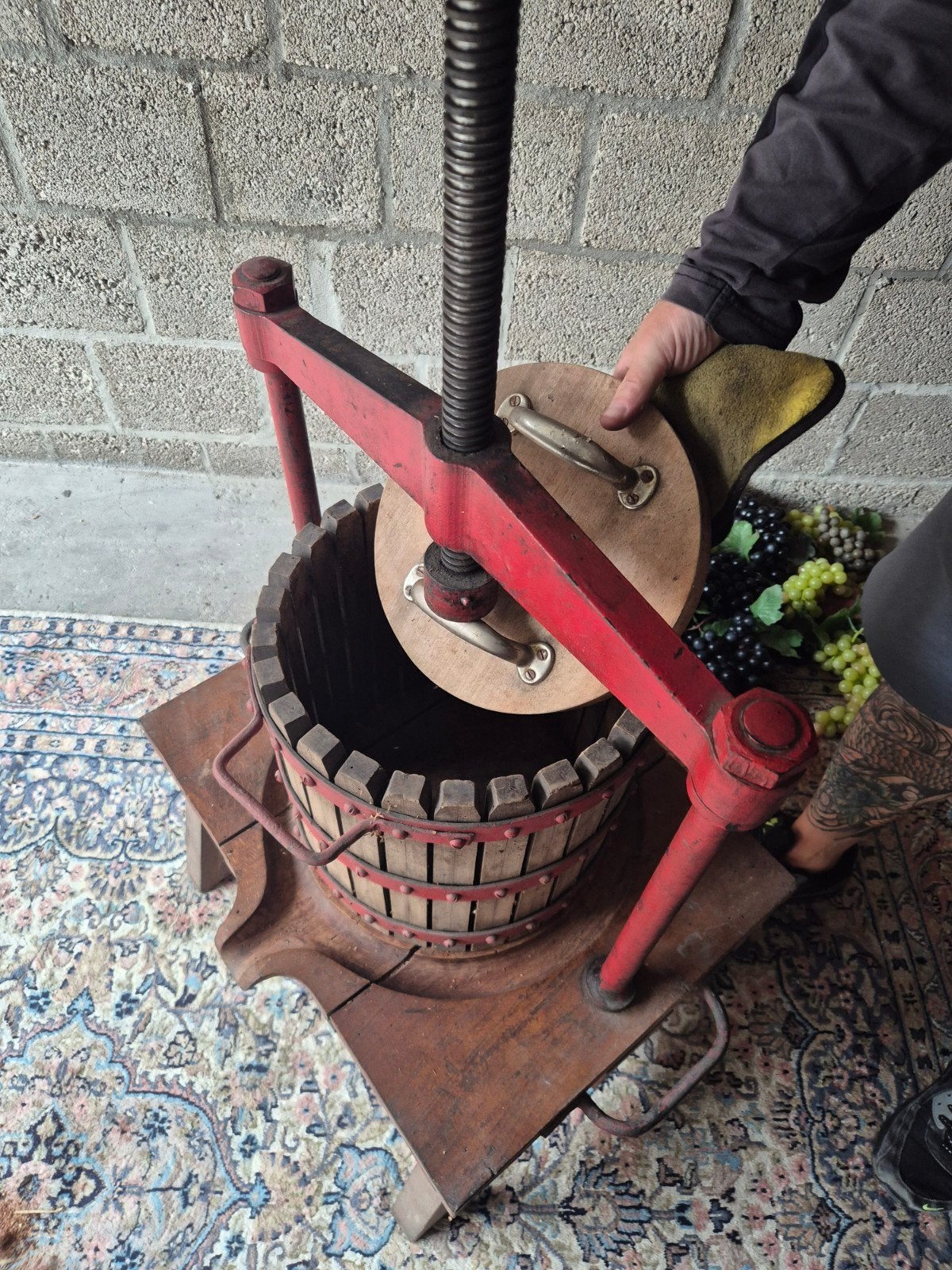 Antieke Fruitpers / Wijn- of Ciderpers, Ophalen of Verzenden
