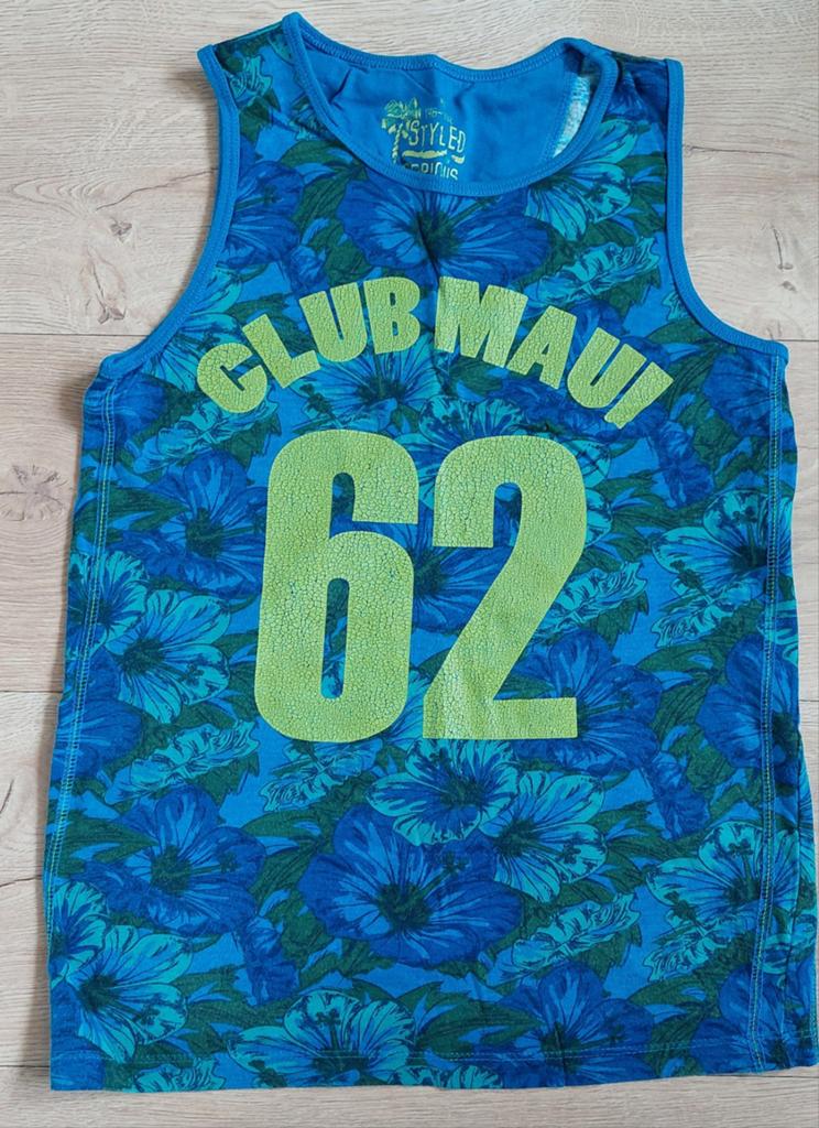T shirt singlet hemd We 146/152 zgan., Kinderen en Baby's, Kinderkleding | Maat 146, Ophalen of Verzenden, Zo goed als nieuw, Jongen