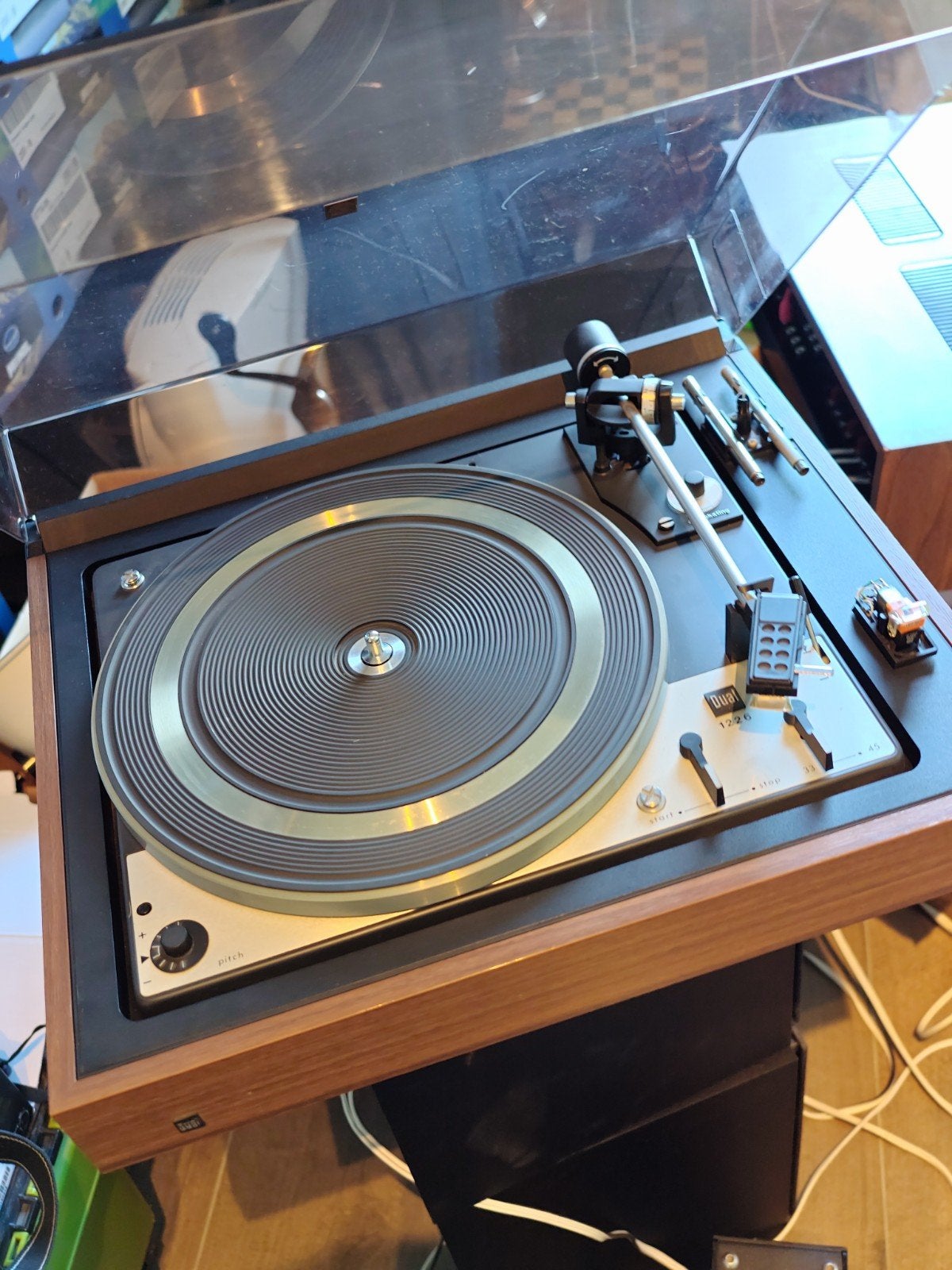 Dual 1226 Platenspeler - Vintage Hifi, Ophalen, Dual, Automatisch