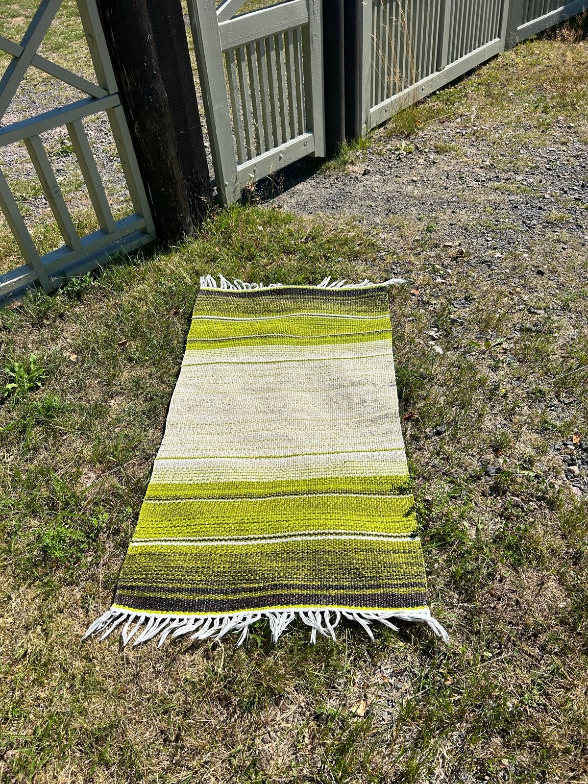 Uiterzonderlijk mooie Zweedse plastamatta 120x60, Retro, Gebruikt, 100 tot 150 cm, Zweeds