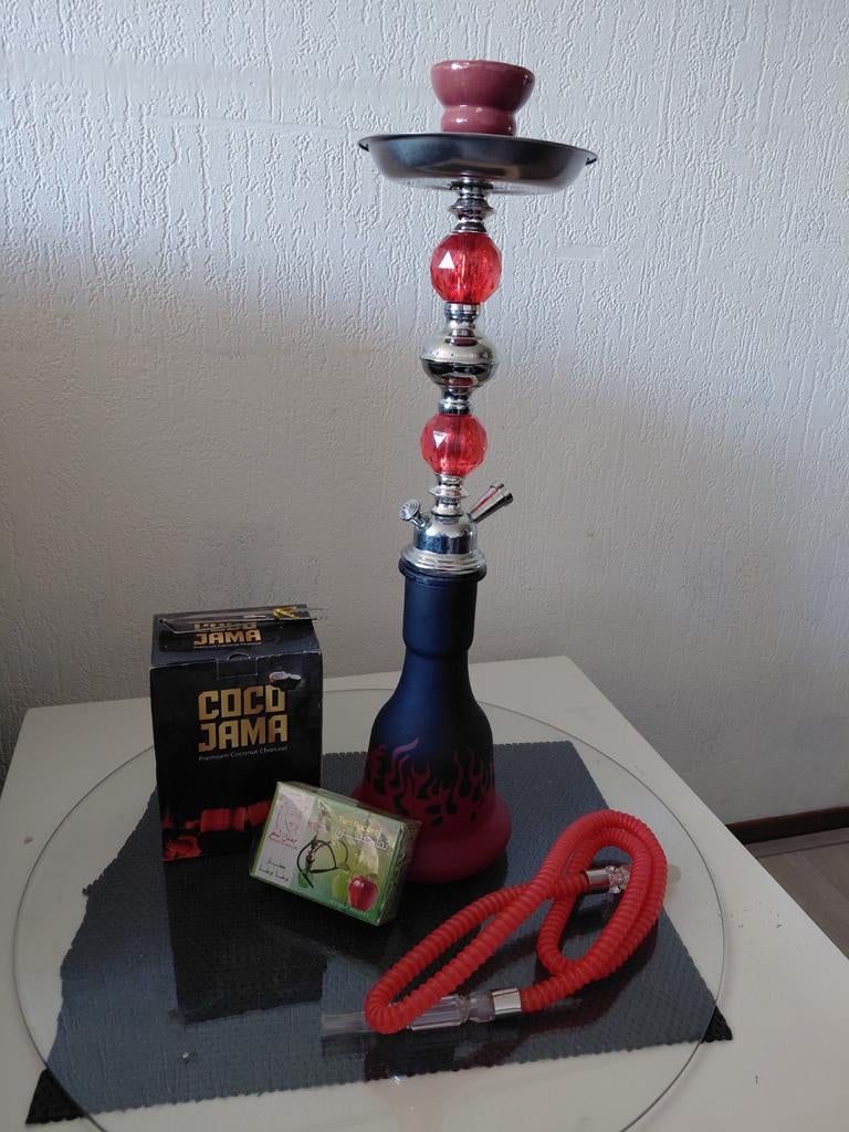 Waterpijp sisha met onderdelen, Ophalen, Zo goed als nieuw, (Water)pijp