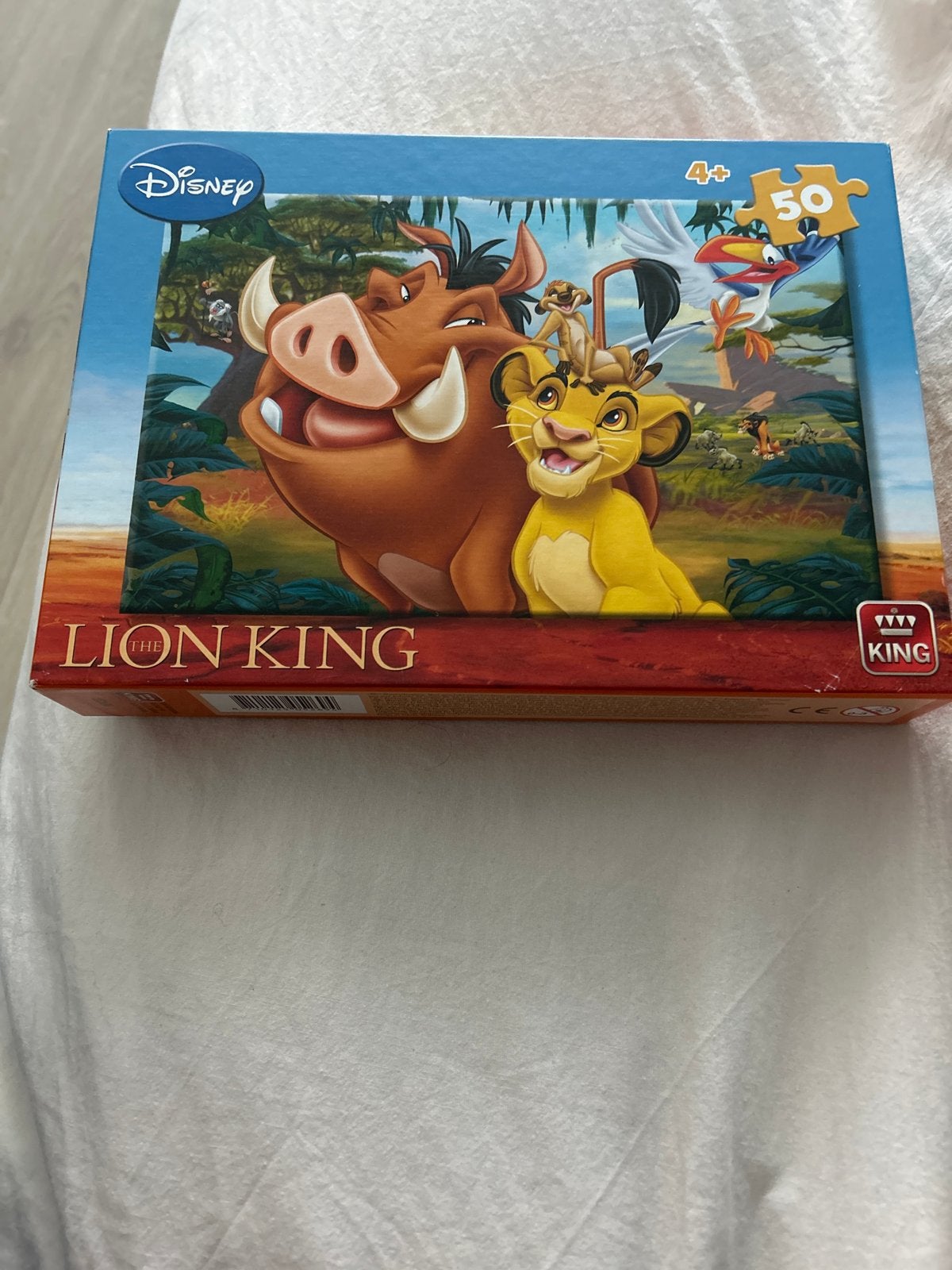 Disney De Leeuwenkoning Puzzel 50 stukjes, Ophalen of Verzenden, 10 tot 50 stukjes, Zo goed als nieuw, 4 tot 6 jaar