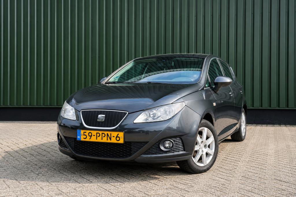 Seat Ibiza 1.2 TDI 55KW Ecomotive 2011 Grijs, Voorwielaandrijving, Stof, 96 €/maand, Ibiza