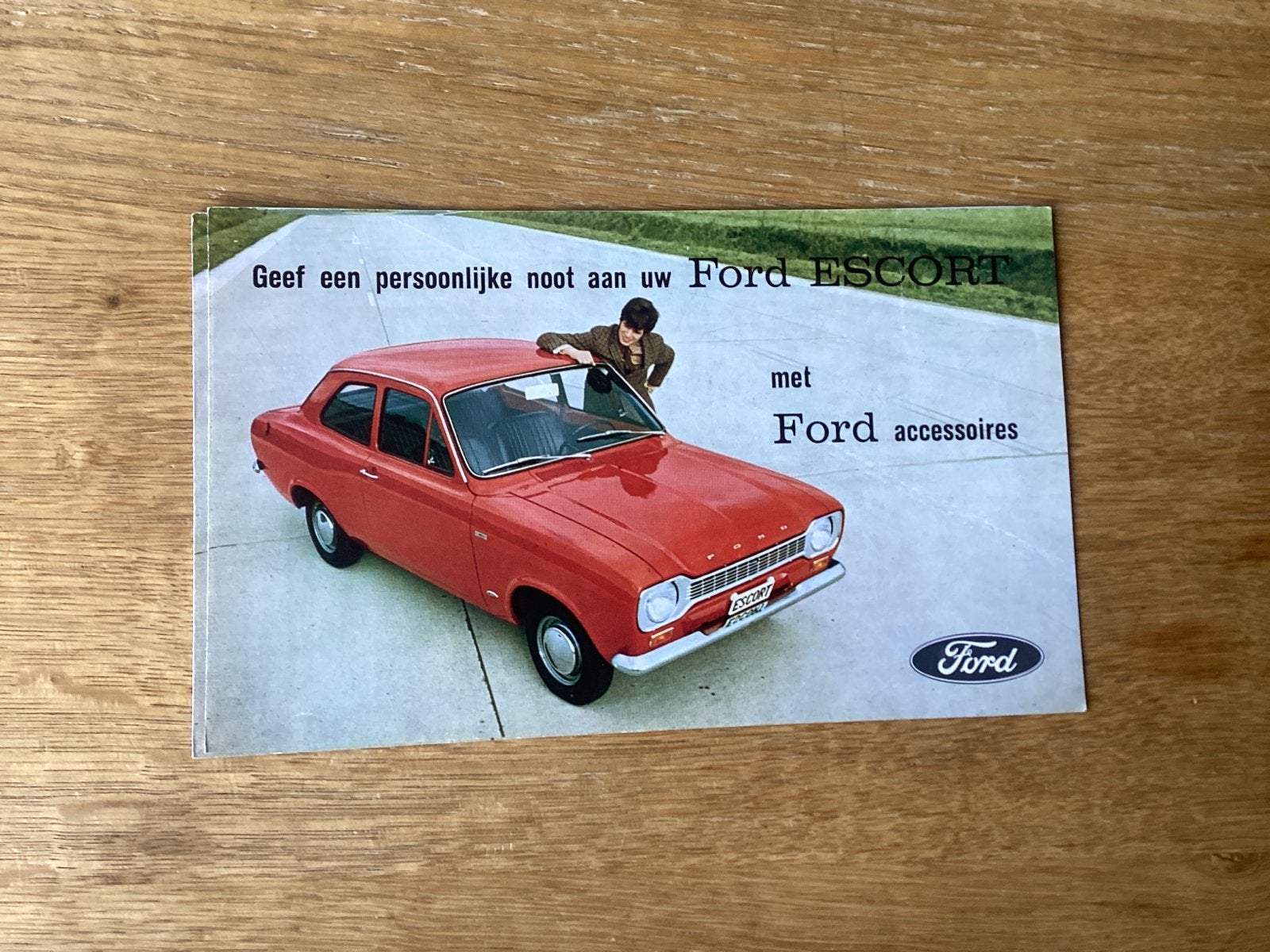 Ford Escort Accessoires Folder - Origineel, Boeken, Ophalen of Verzenden, Zo goed als nieuw, Ford