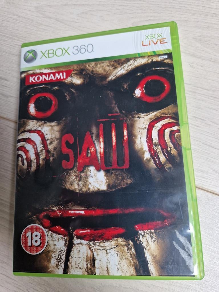 18+ game saw jigsaw xbox 360 spel konami spiral, Spelcomputers en Games, Games | Xbox 360, Zo goed als nieuw, Avontuur en Actie