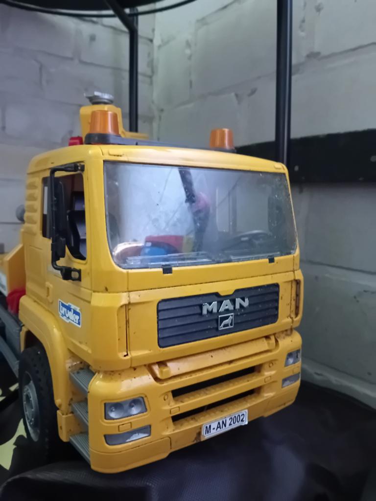 MAN Takelwagen Speelgoed - 50cm lang, 15cm breed, Kinderen en Baby's, Speelgoed | Speelgoedvoertuigen, Gebruikt, Ophalen of Verzenden