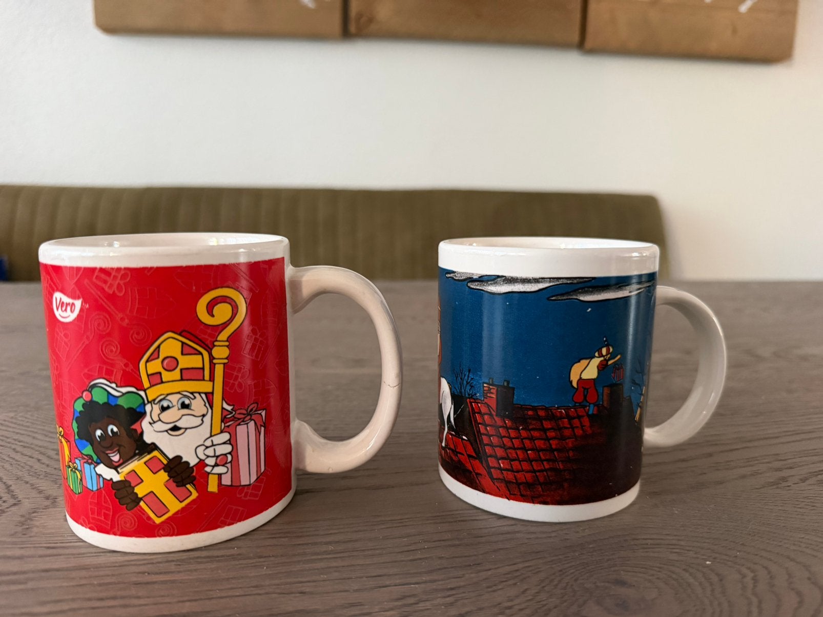 Vintage Sinterklaas Mokken, Ophalen of Verzenden, Zo goed als nieuw