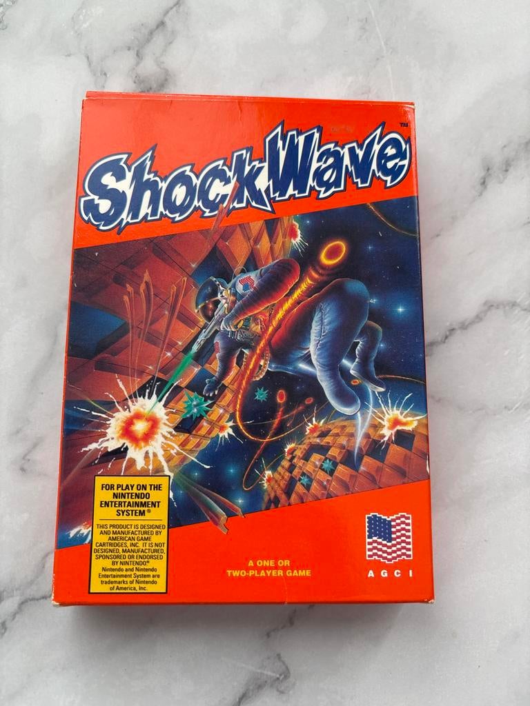 ShockWave NES Game - Klassieke Ruimte Shooter, Gebruikt, Shooter, 2 spelers, Ophalen of Verzenden