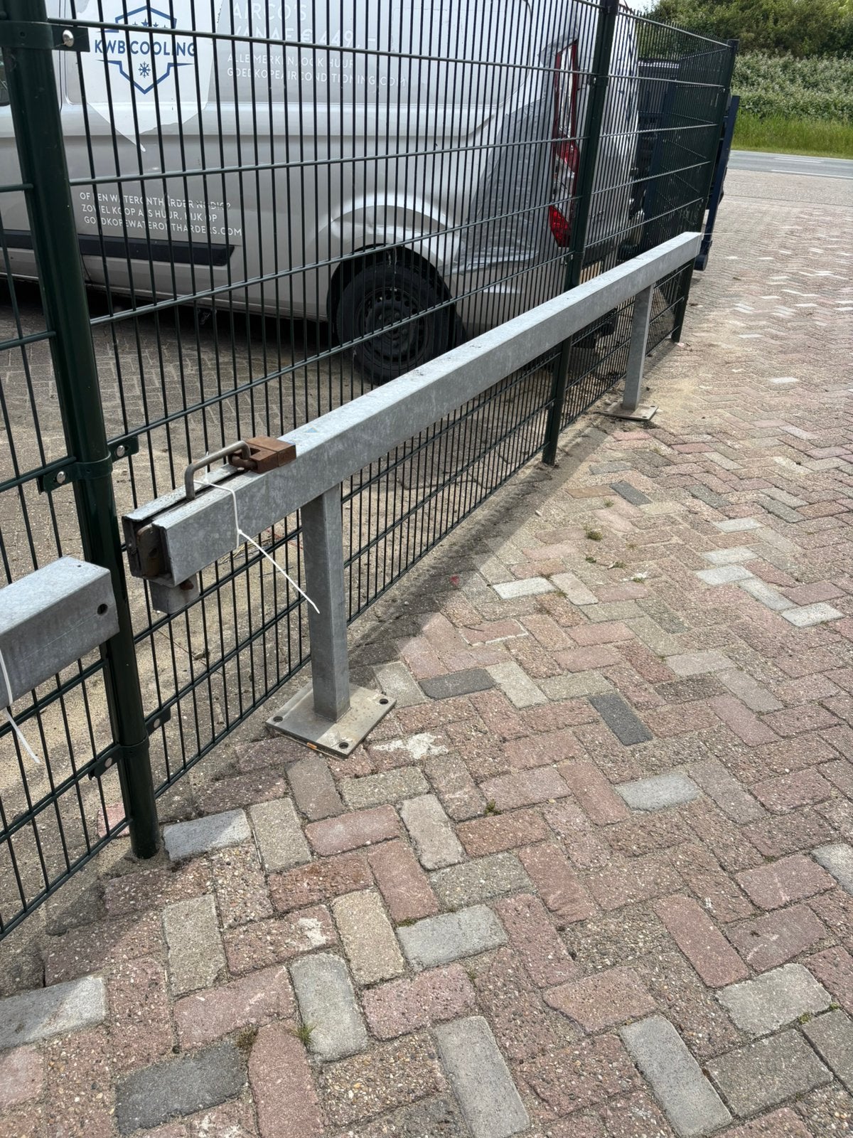 Hekwerk schuifpoort/balk metaal anti-inbraak beveiliging, Tuin en Terras, Ophalen, Gebruikt, IJzer