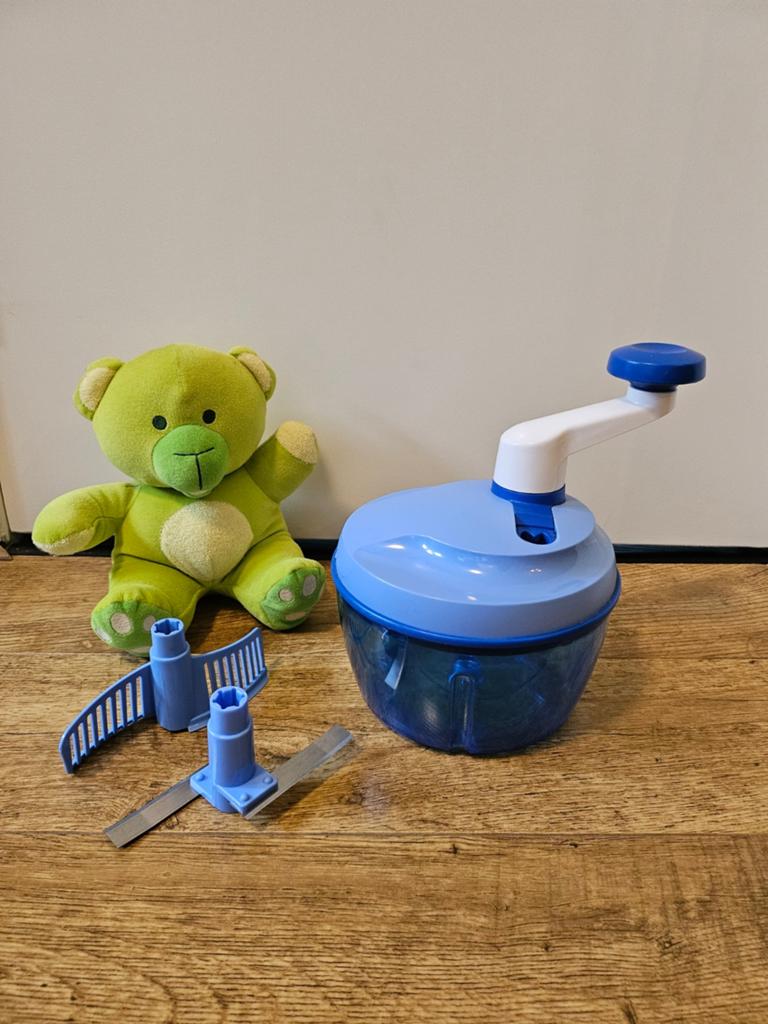 3.) Tupperware blauwe quickchef, Huis en Inrichting, Keuken | Tupperware, Ophalen of Verzenden, Gebruikt, Blauw, Overige typen