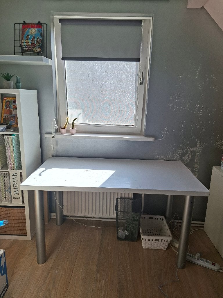 Lundia tafel, Ophalen, Gebruikt, Hout, 76 cm