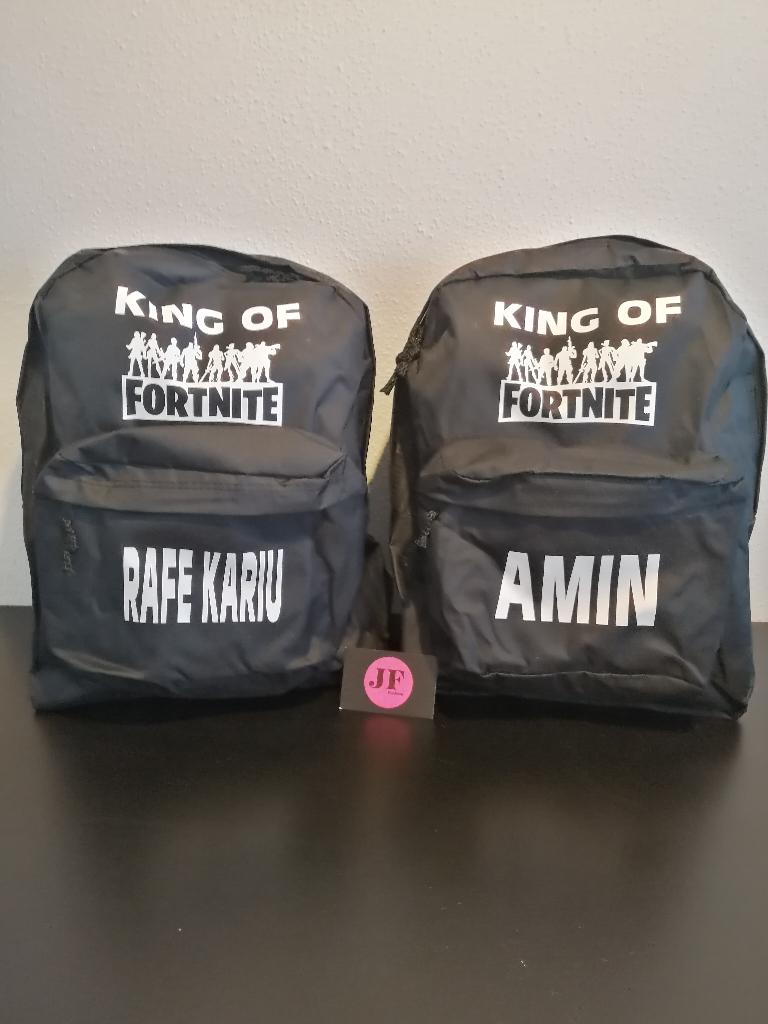 Fortnite rugtassen met je eigen naam, Ophalen of Verzenden, Nieuw