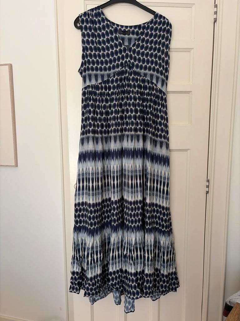 Nieuwe Elena Mirò maxi jurk met tie-dye print, Blauw, Maat 46/48 (XL) of groter, Nieuw, Ophalen of Verzenden