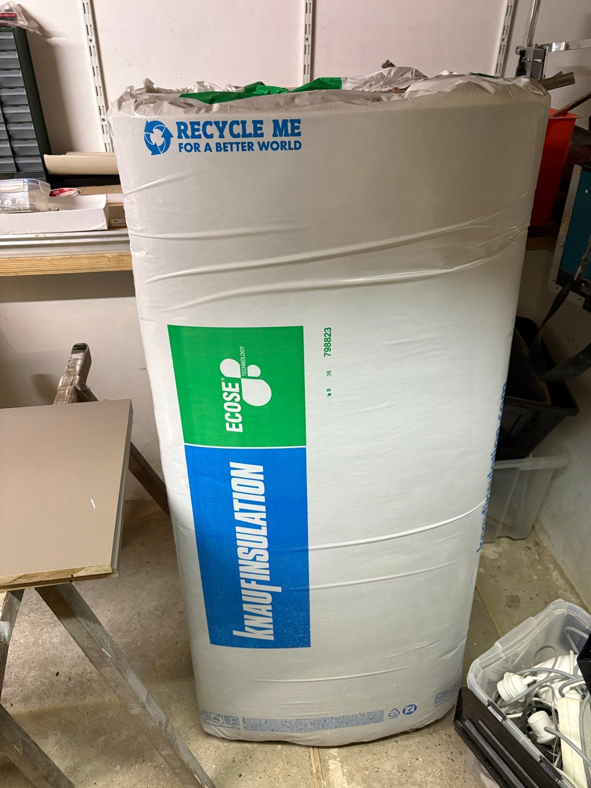 Knauf Isolatie Glaswol 180mm - Nieuw in verpakking, Doe-het-zelf en Verbouw, Isolatie en Afdichting, Ophalen, 12 cm of meer, Nieuw