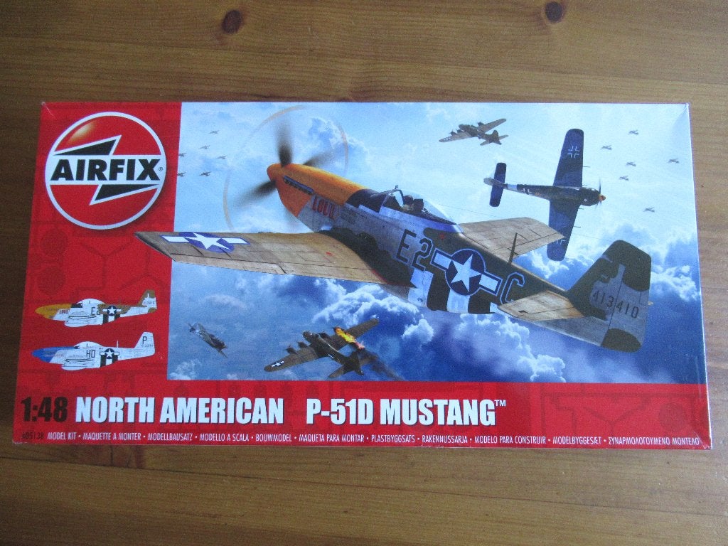 P-51D Mustang (Airfix 1/48), Hobby en Vrije tijd, Modelbouw | Vliegtuigen en Helikopters, Overige merken, Nieuw, Ophalen of Verzenden