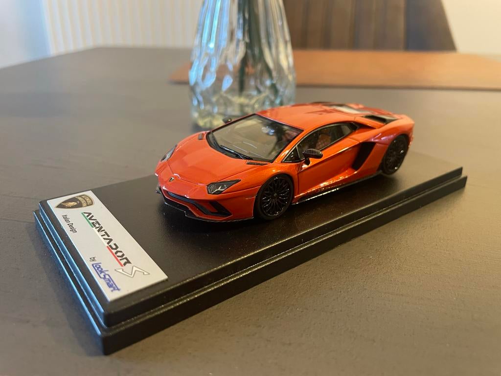 Looksmart Lamborghini Aventador S 1:43, Hobby en Vrije tijd, Modelauto's | 1:43, Ophalen of Verzenden, Zo goed als nieuw, Auto