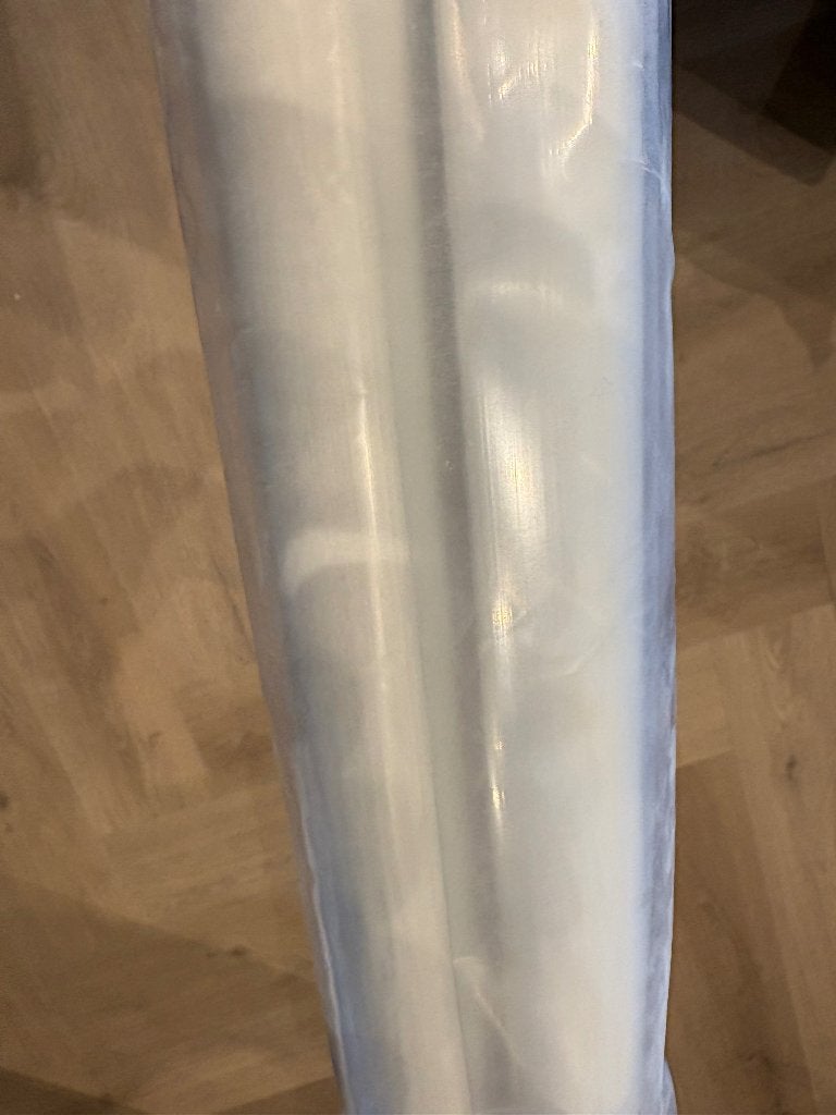 Trapleuning wit, rond, Ophalen, Nieuw, Trap, 2 tot 4 meter