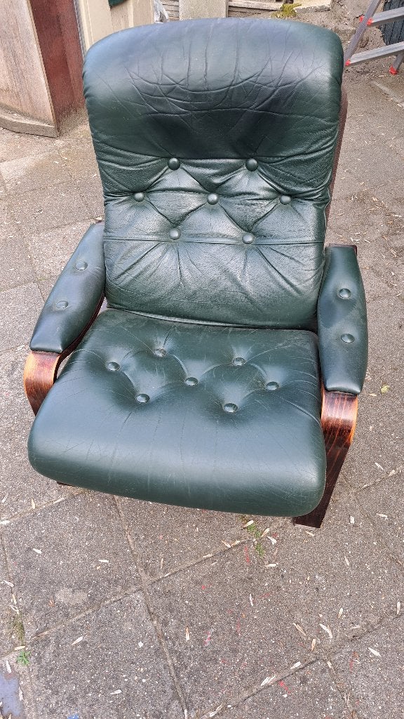 Stoel, Ophalen, Gebruikt, Minder dan 75 cm, Leer
