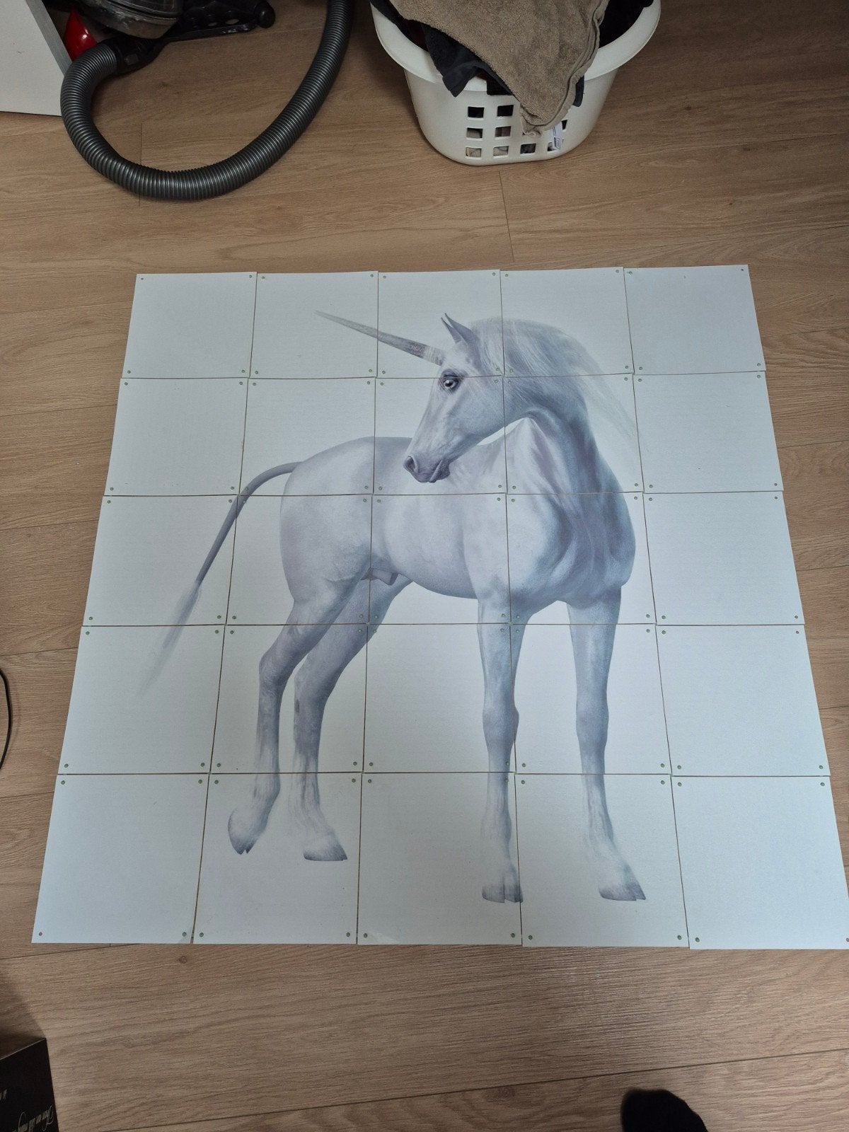 IXXI Unicorn Wanddecoratie 100x120 cm, Huis en Inrichting, Ophalen of Verzenden, Gebruikt, Overige typen