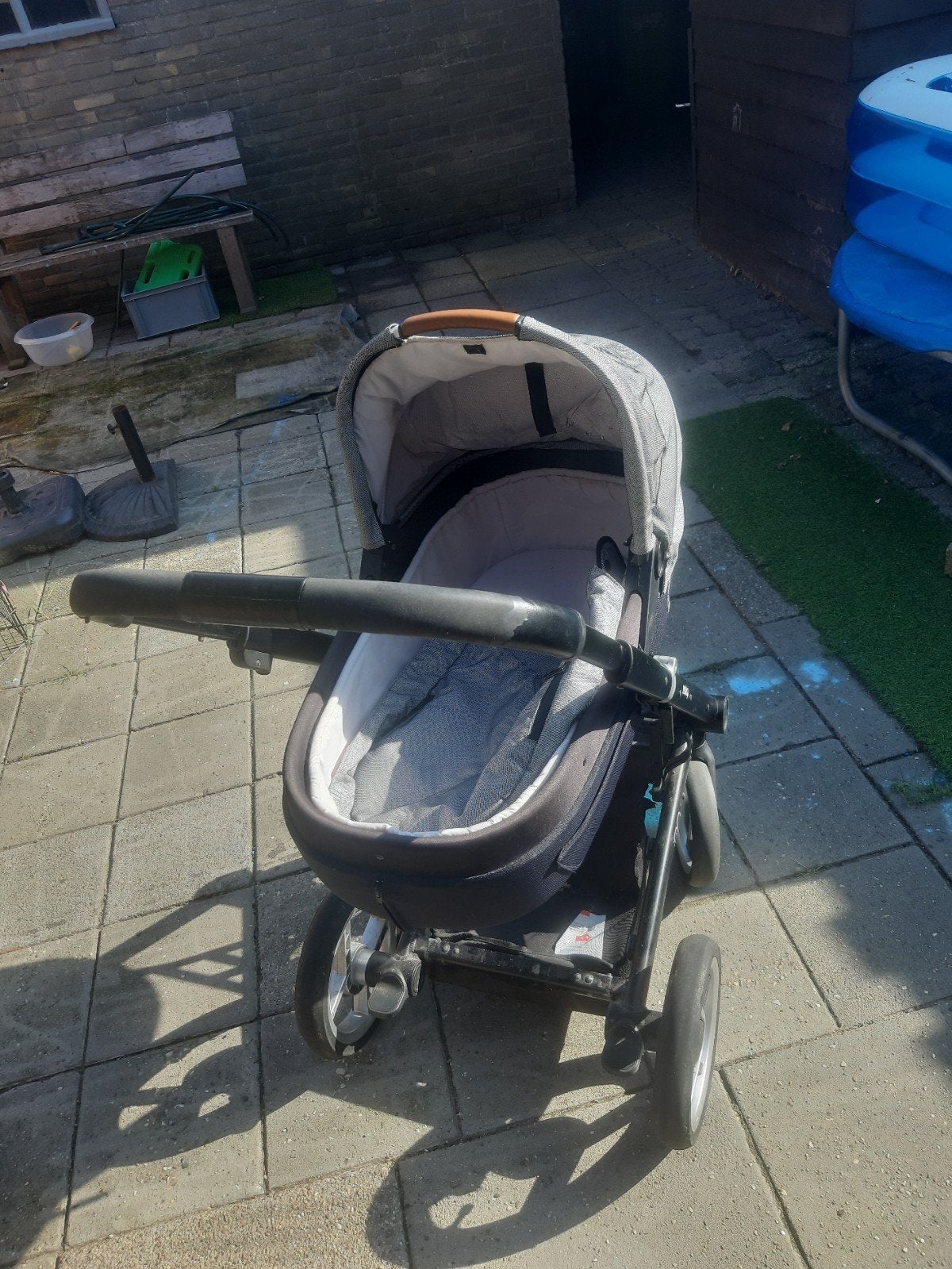 kinderwagen met extra wiel en maxicosi adapters zsm ophalen!, Ophalen, Overige merken