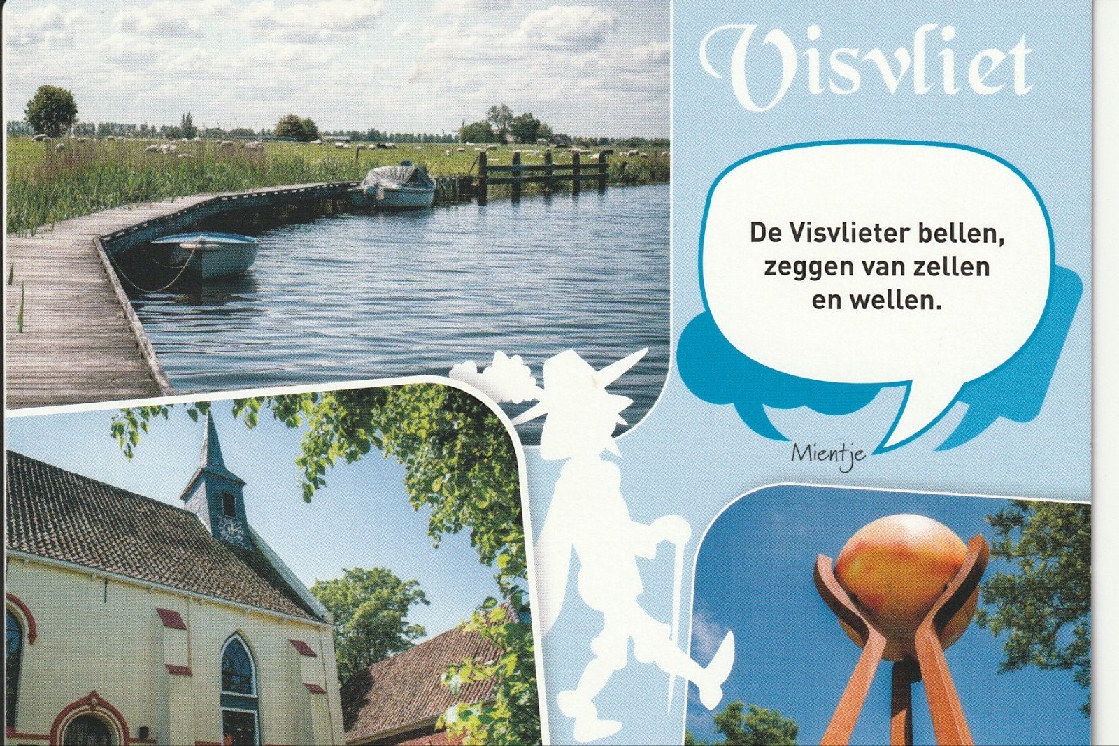 VISVLIET DE VISVLIETER BELLEN ZEGGEN VAN ZELLEN EN WELLEN, Ophalen of Verzenden, 1980 tot heden, Ongelopen, Groningen