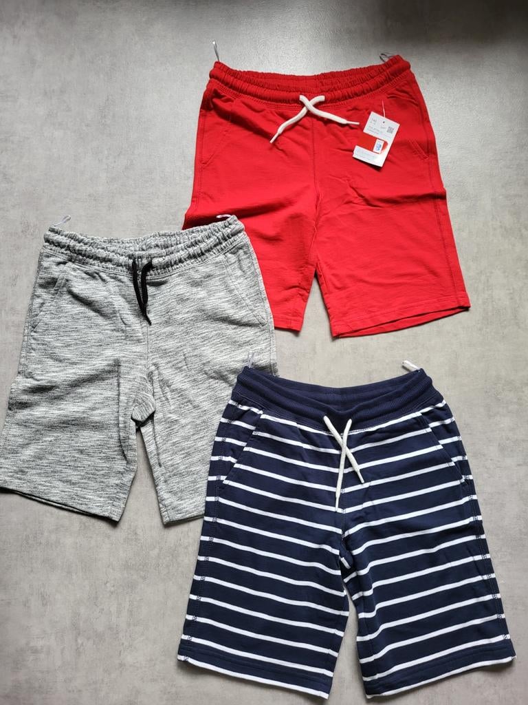 Zomershorts set 3 stuks maat 140 - nieuw!, Ophalen of Verzenden, Zo goed als nieuw, Jongen, Setje