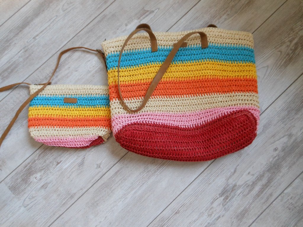 Set van twee NIEUWE tassen van UNIQUE., Ophalen of Verzenden, Nieuw, Overige kleuren, Schoudertasje