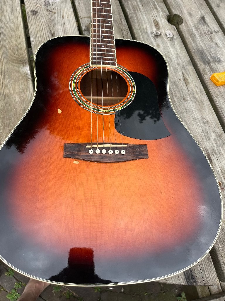 Western gitaar - Aria AW-20 BS, Muziek en Instrumenten, Ophalen, Gebruikt, Western- of Steelstringgitaar