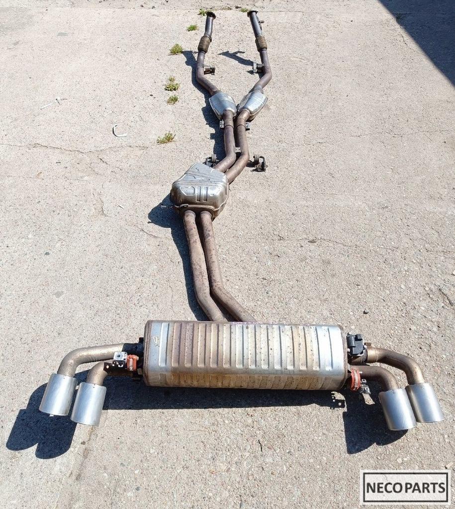 PORSCHE CAYENNE 9Y 9Y0 UITLAAT UITLAATSYSTEEM ORIGINEEL, Gebruikt, -, Porsche, Ophalen of Verzenden