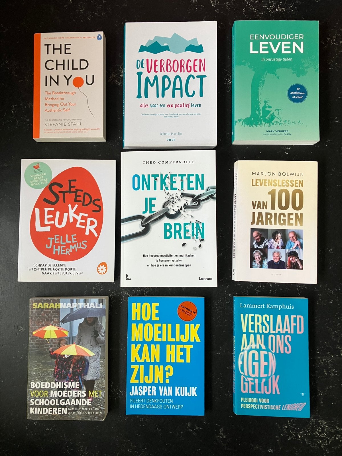 Jelle Hermus, Mark Tigchelaar, Wayne Dyer, enz enz enz, Boeken, Ophalen of Verzenden, Zo goed als nieuw