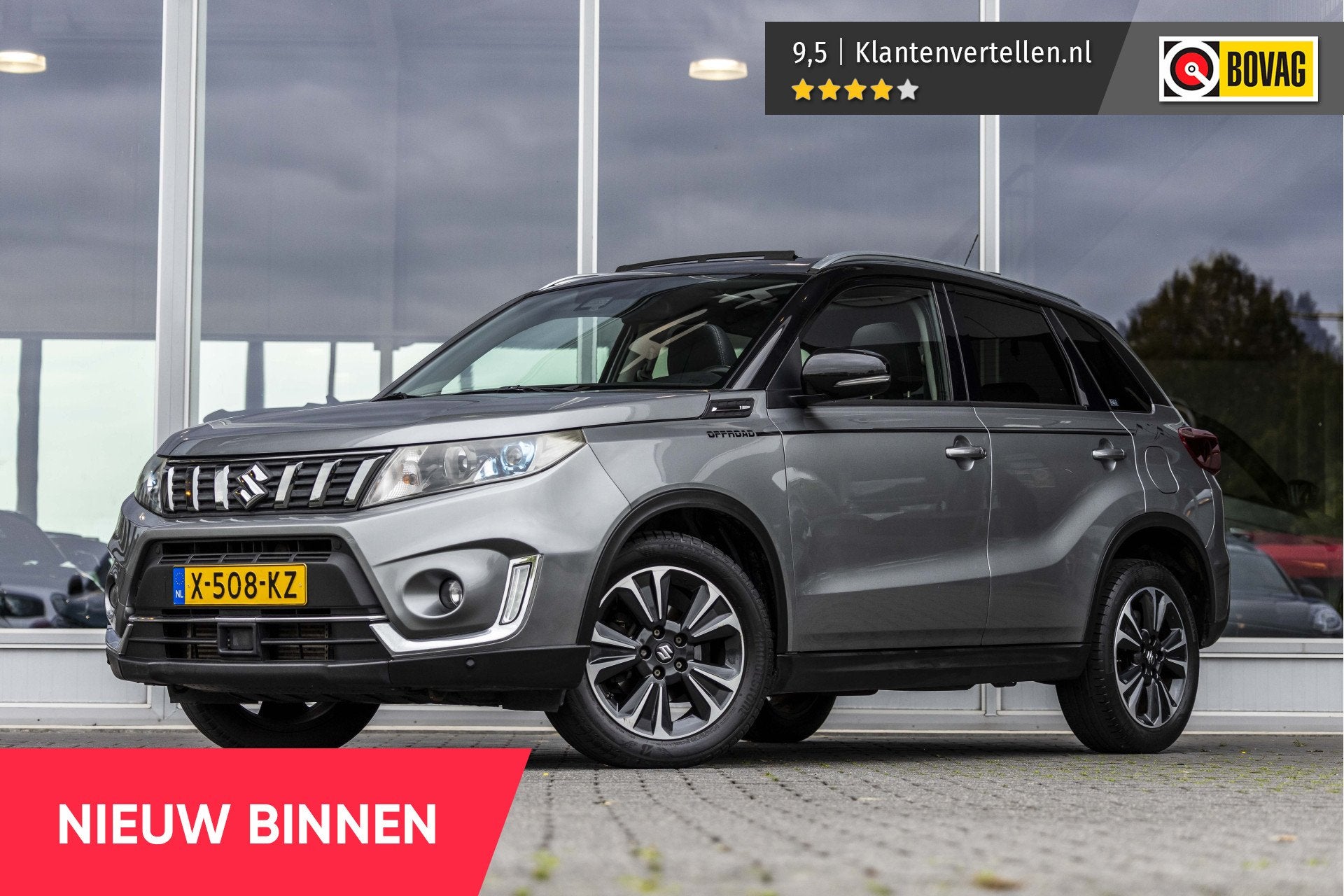 Suzuki Vitara 1.4 Boosterjet Select | Pano | Trekhaak | Carp, 12 maanden, 4 cilinders, 400 kg, Leder en Stof