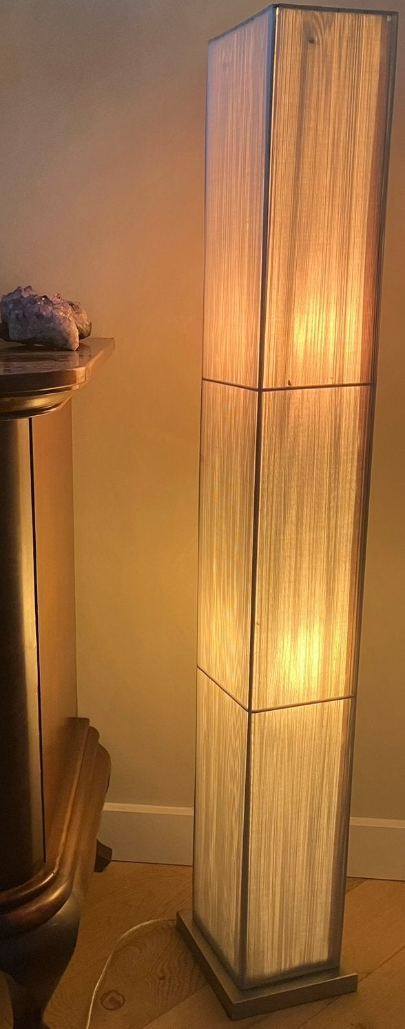 Design lamp vloerlamp sfeerlamp lichttoren modern ambiance, Ophalen of Verzenden, Gebruikt, 100 tot 150 cm
