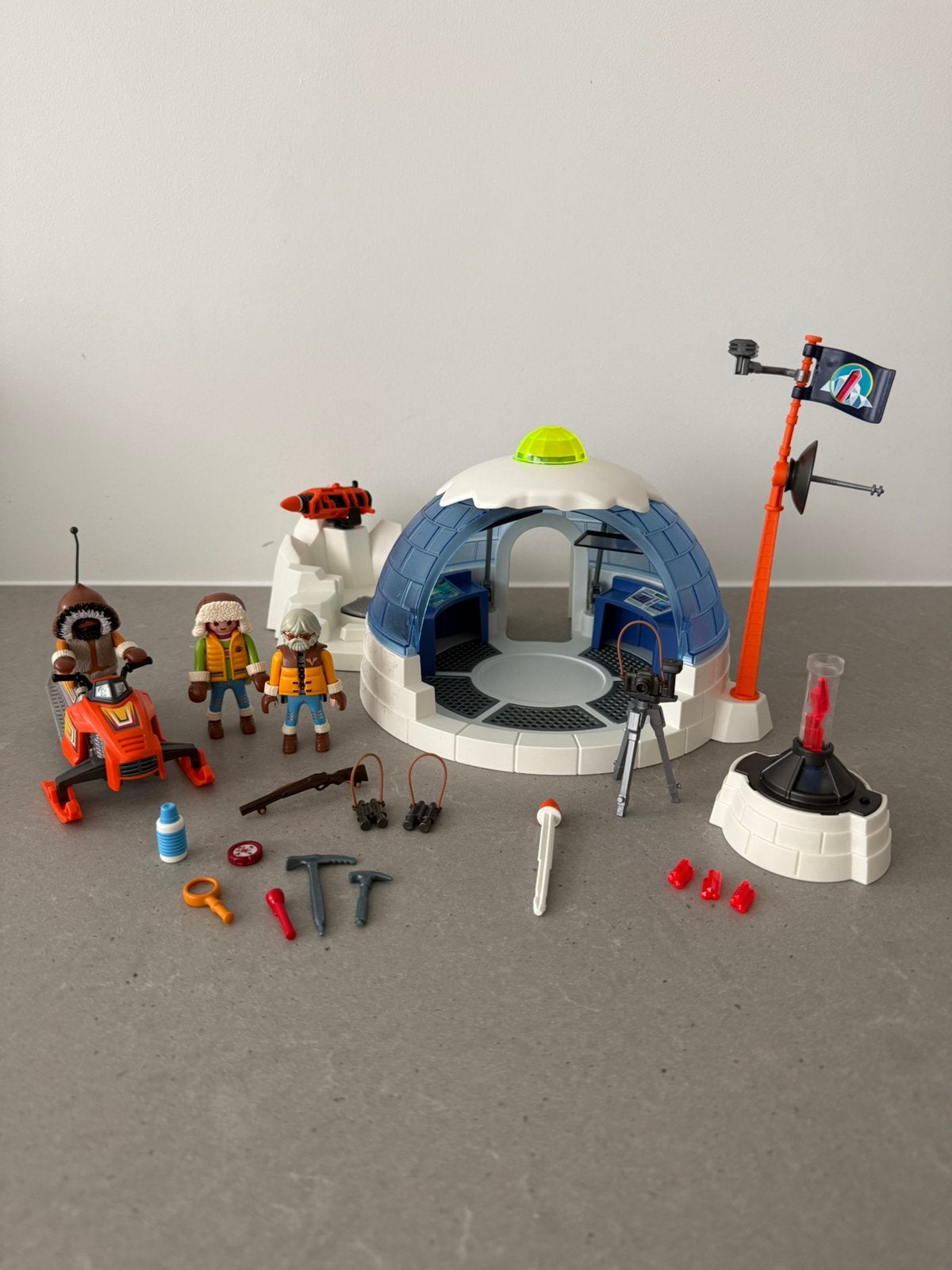 Playmobil Hoofdkwartier Poolexpeditie (9055) set, Kinderen en Baby's, Ophalen, Zo goed als nieuw