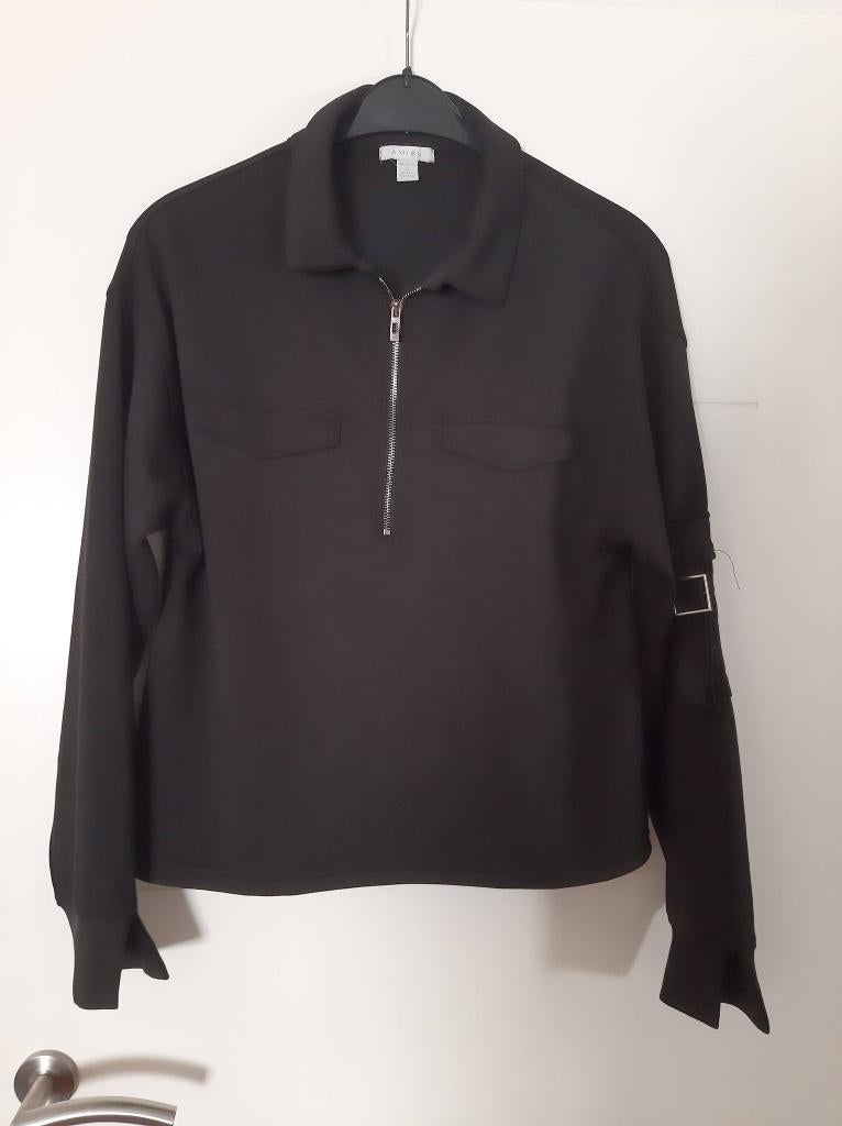 NIEUWE zwarte trui Amisu Mt XL >> valt als Mt L, Zwart, Maat 42/44 (L), Nieuw, Ophalen of Verzenden
