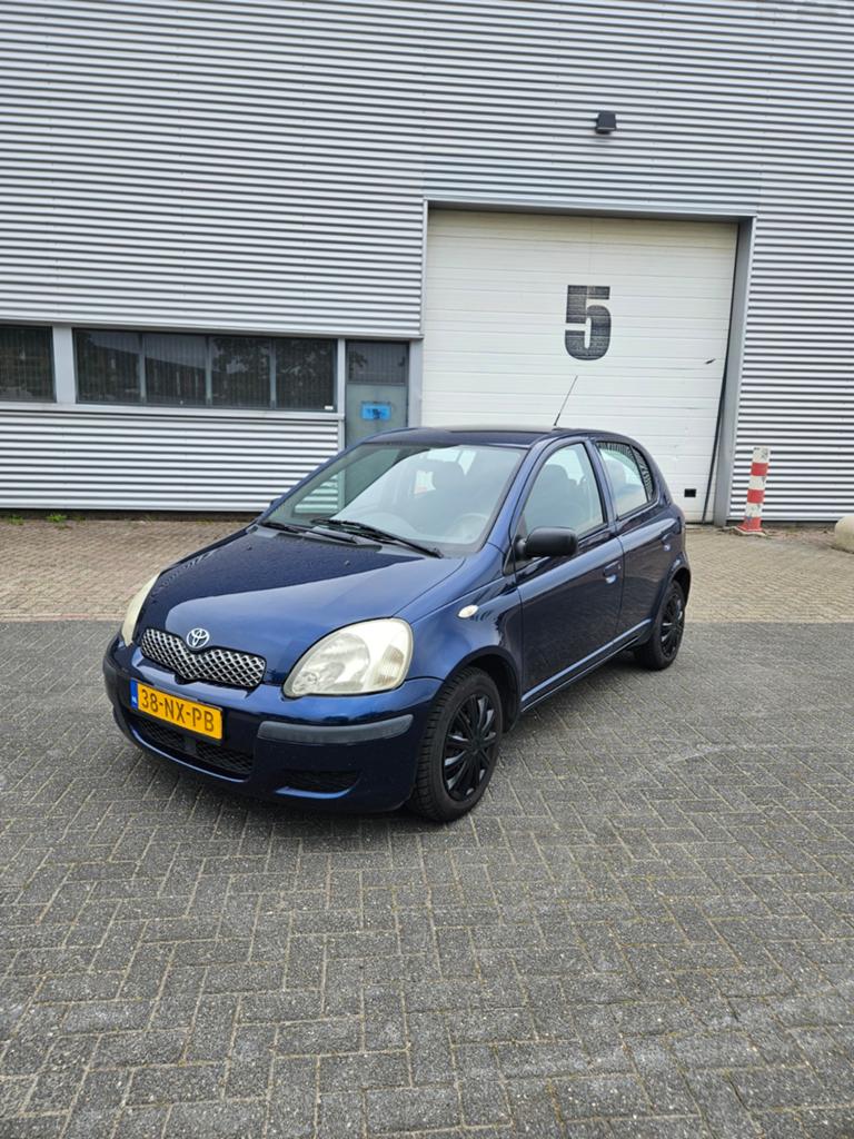 Toyota Yaris 1.0 Vvti 2004 Blauw Airco Bluetooth Subwoofer, Stof, 31 €/maand, 4 cilinders, Origineel Nederlands
