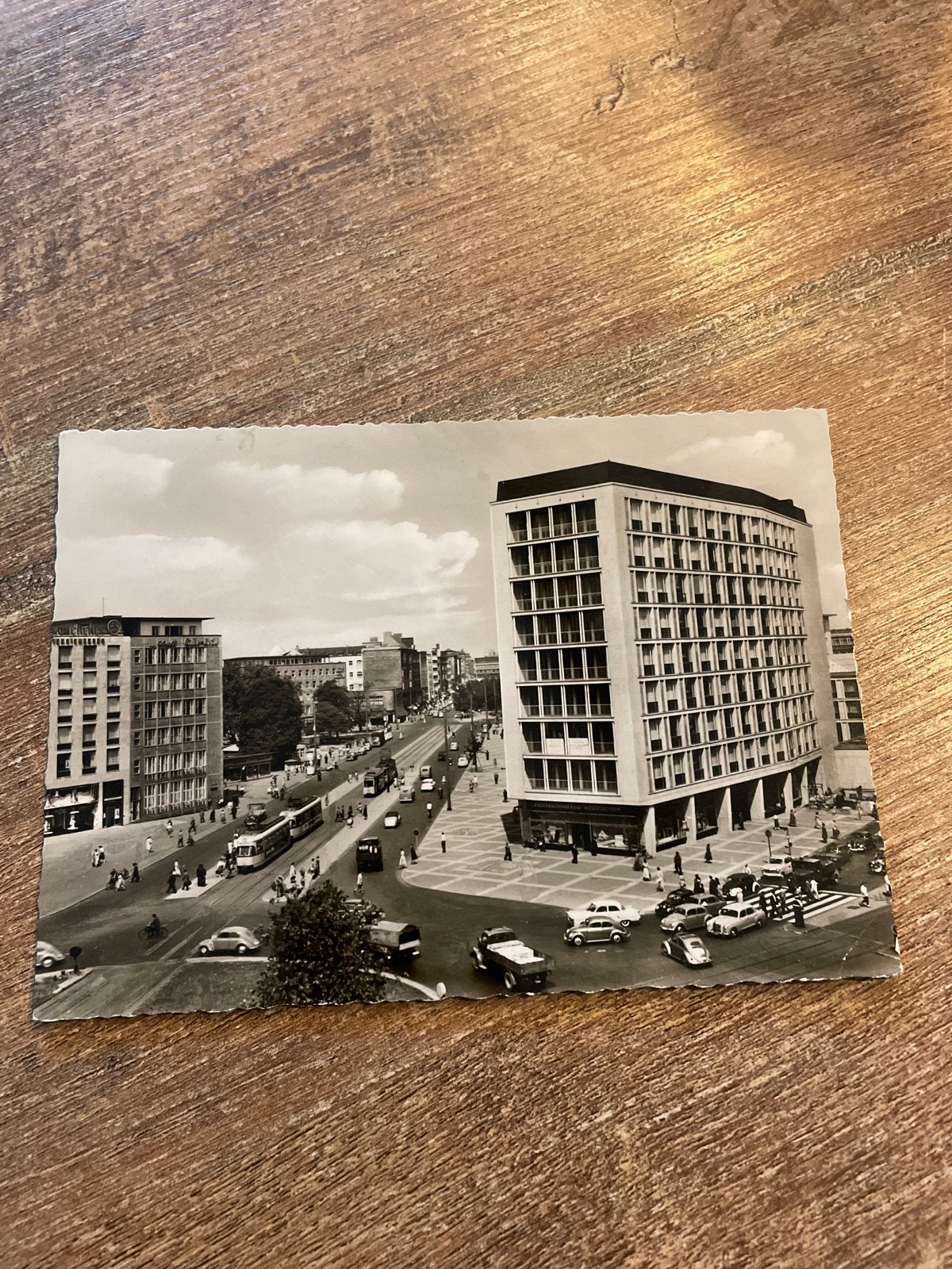 Oude ansichtkaart Hannover Aegidientorplatz (1940-1960), Ophalen of Verzenden, 1940 tot 1960, Gelopen, Duitsland