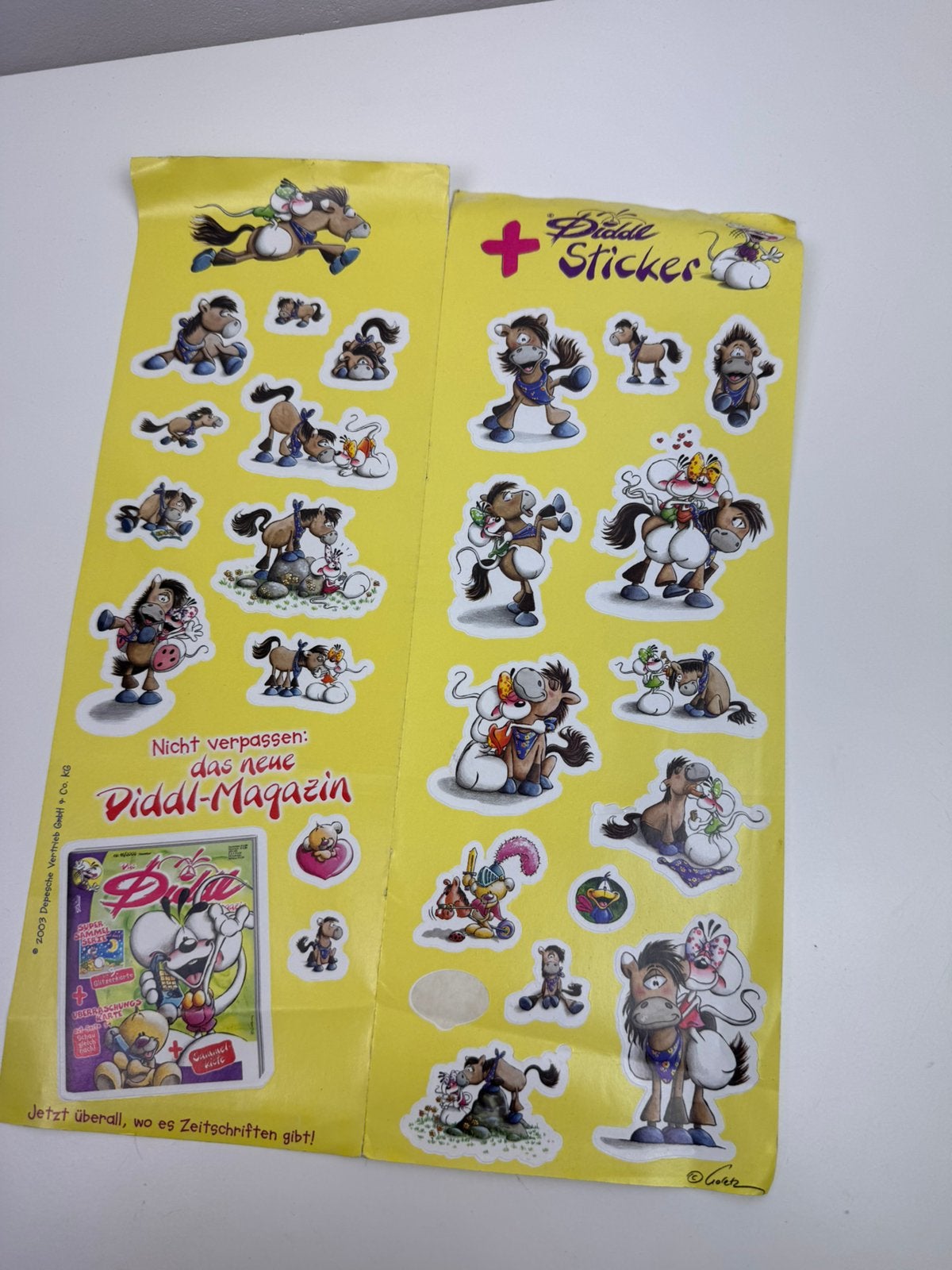 Stickers diddl, Verzamelen, Ophalen of Verzenden, Diddl, Gebruikt, Papier, Kaart of Schrift