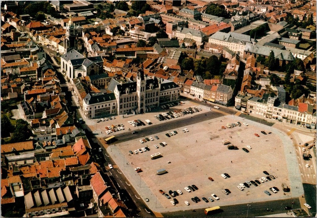 Sint-Niklaas België - 12 oude postkaarten, Verzamelen, Ophalen of Verzenden, 1960 tot 1980, Ongelopen, Oost-Vlaanderen