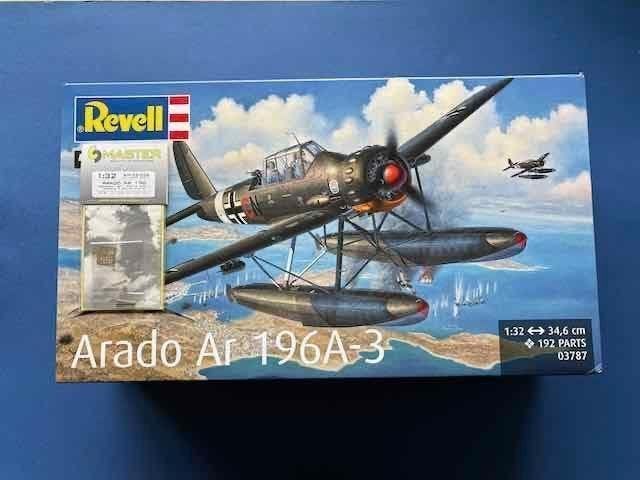 Revell	3787	Arado Ar 196A-3	1/32 Incl Master set, Verzenden, Zo goed als nieuw, Groter dan 1:72, Revell