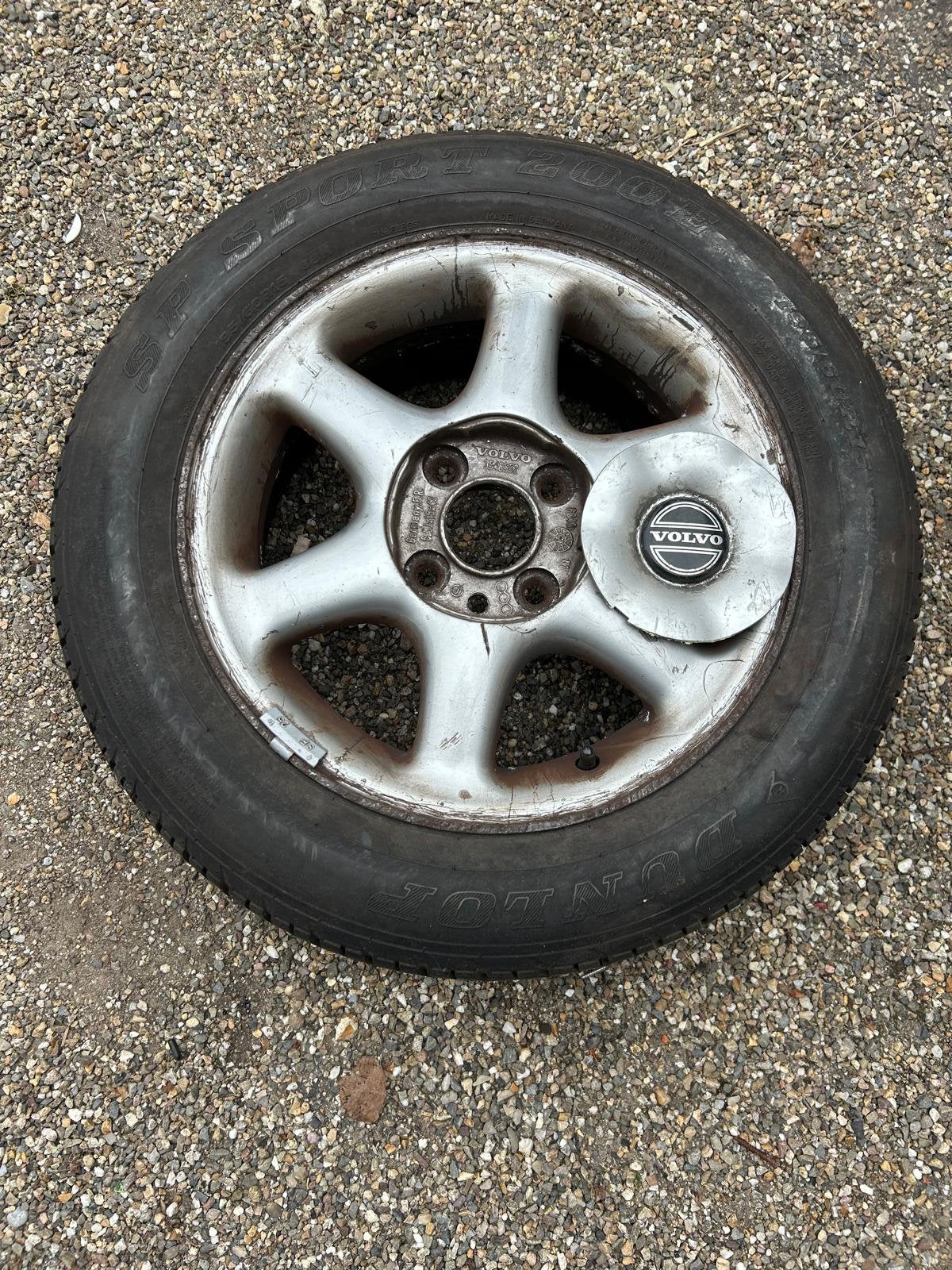 4 Lichtmetalen velgen Volvo 850 4 gaats, Ophalen, Gebruikt