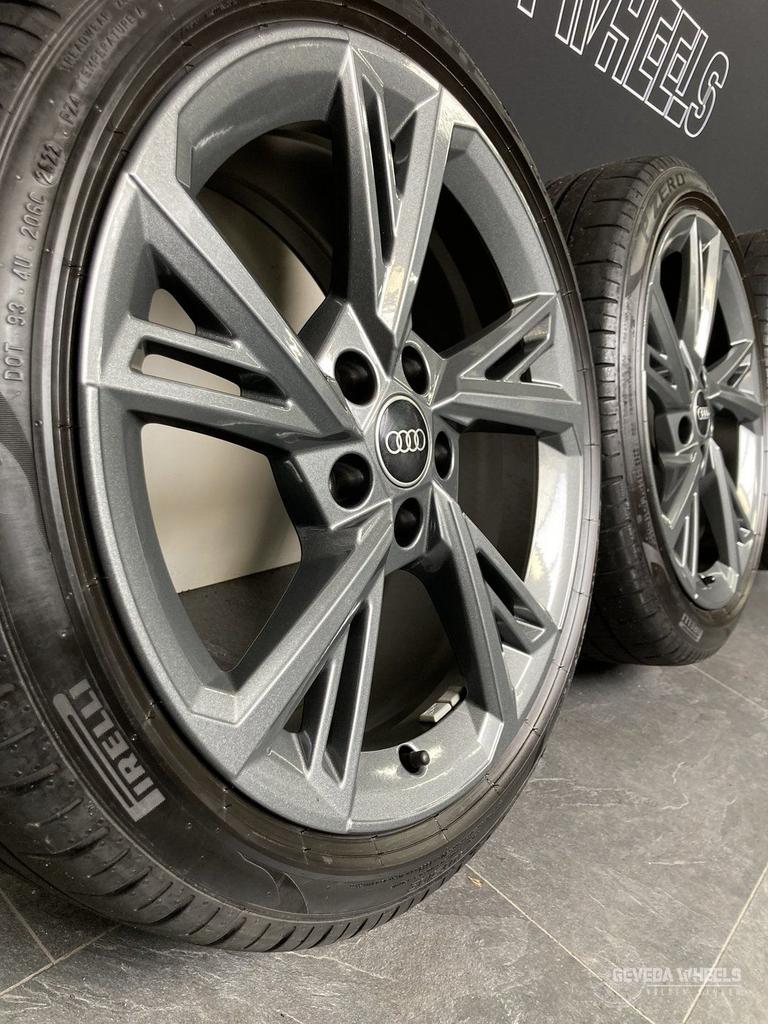 18” originele Audi A3 S3 8P 8V 8Y velgen + banden 5x112  8Y0, Auto-onderdelen, Banden en Velgen, 18 inch, Gebruikt, -, -