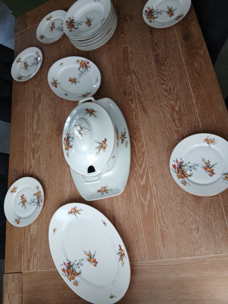 Prachtig porseleinen servies van gebroeders H Bavaria, Antiek en Kunst, Ophalen