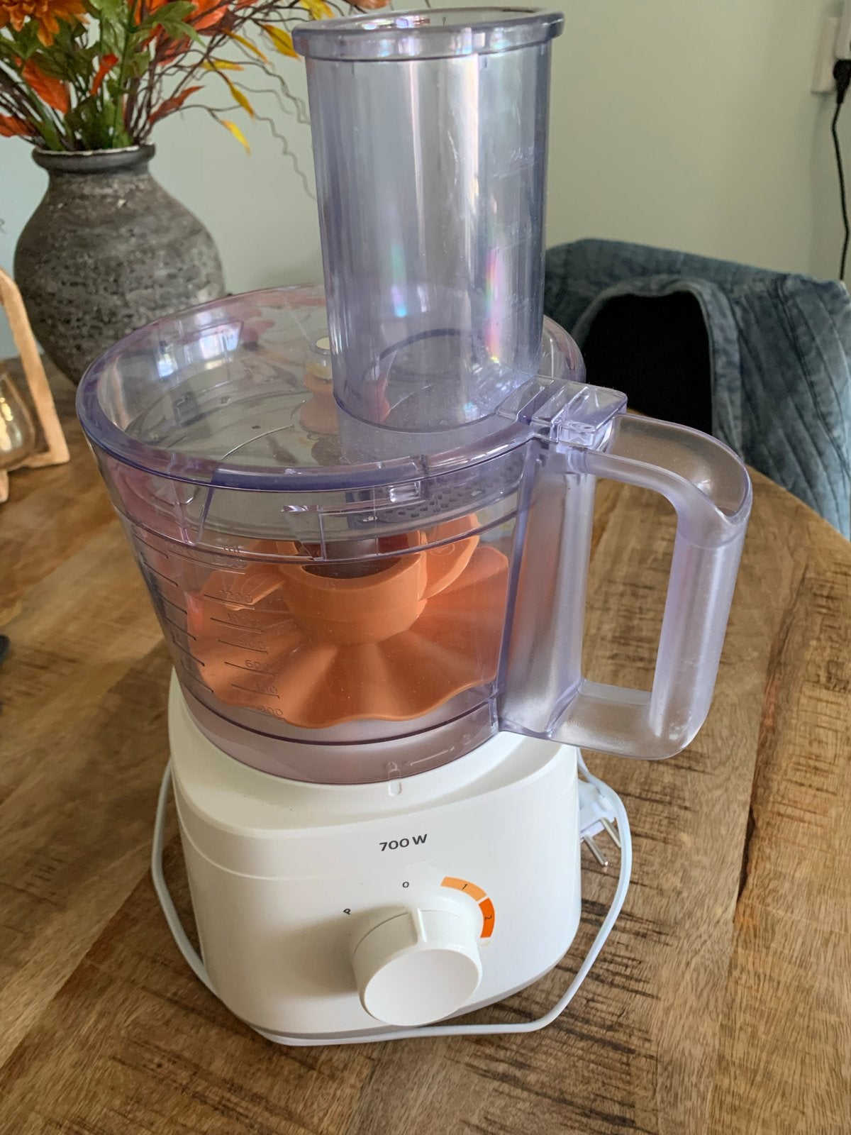 Philips HR7761/00 Keukenmachine - 700W, 2 snelheden, Ophalen of Verzenden, Zo goed als nieuw, 2 tot 3 liter