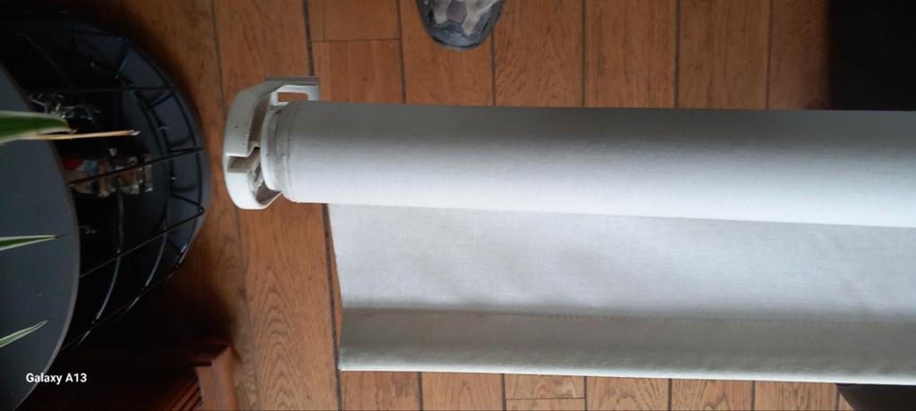 Rolgordijnen, Gebruikt, 200 cm of meer, Beige, Ophalen of Verzenden