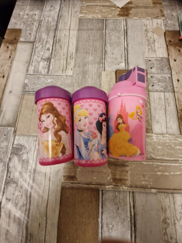 3 Drinkbekers, Ophalen of Verzenden, Gebruikt