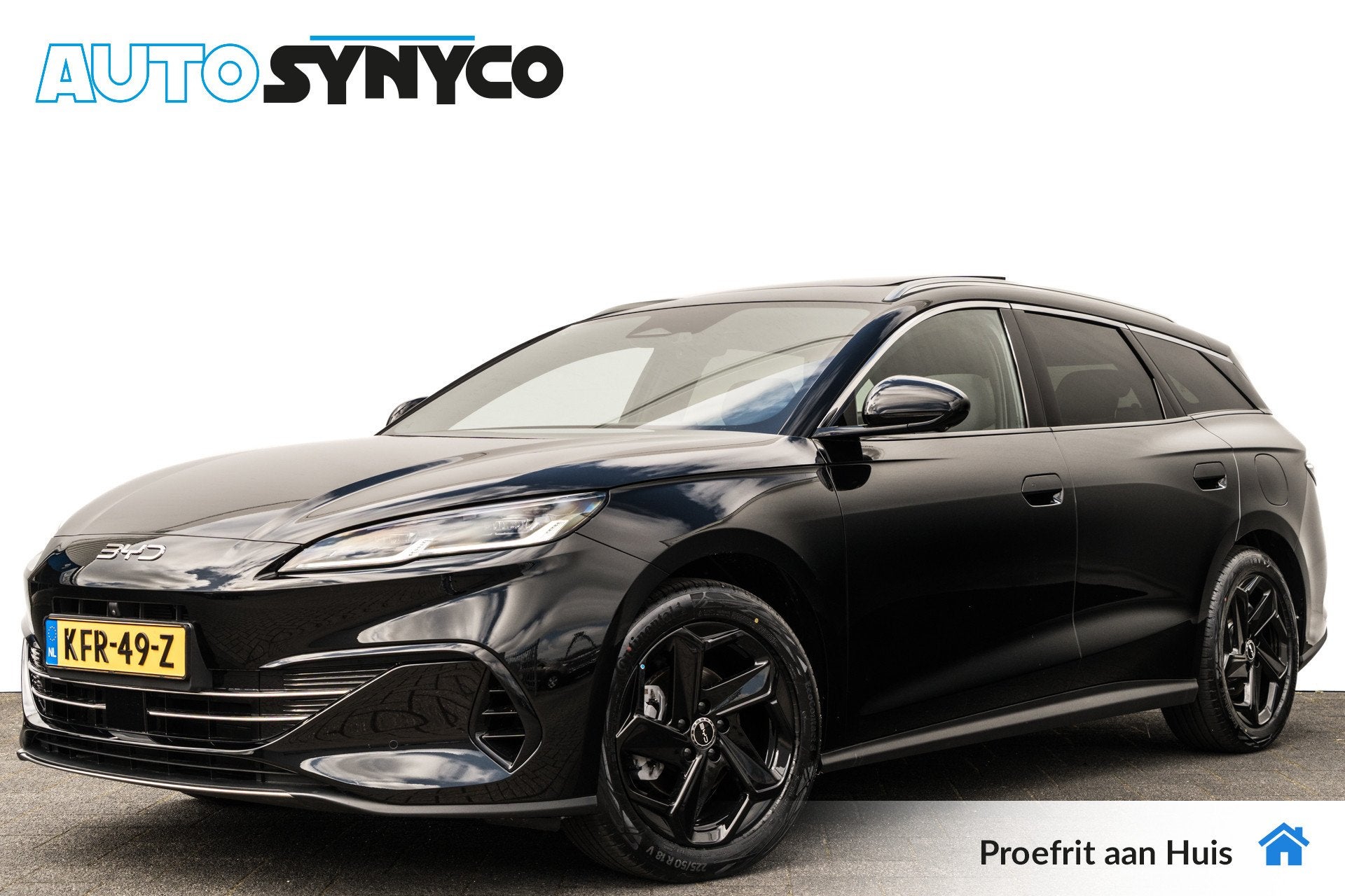 BYD SEAL 6 Touring 1.5 DM-i 212 Pk PHEV Comfort € 6.640,-, Auto's, 1498 cc, Met garantie (alle), Zwart, Hybride Elektrisch/Benzine